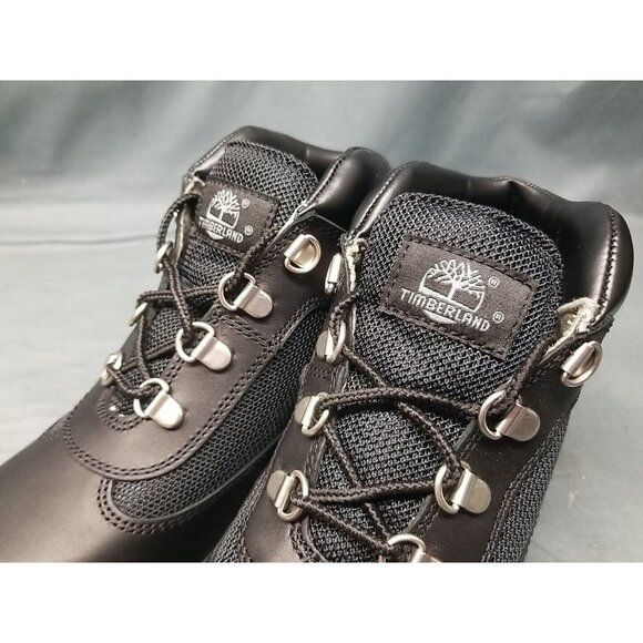 Timberland Youths Field Boot Mid Waterproof Triple Black Size 2.5 NEW NO BOX! - Picture 9 of 9